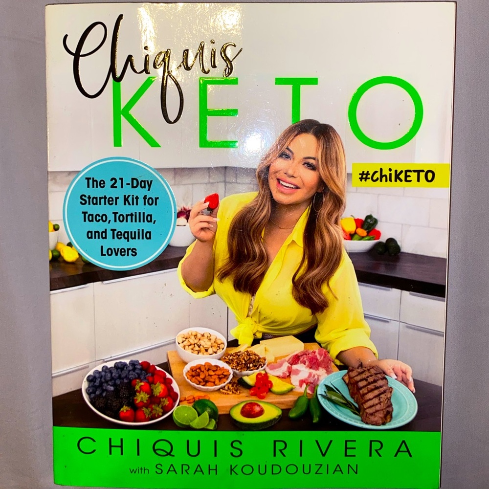 SIGNED Chiquis Keto Recipe Book